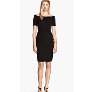 H&M | off shoulder bodycon dress